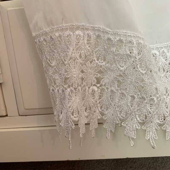 White Mesh Tank Top - Picture 3 of 4